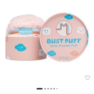 Megababe Pink Dust Puff Body Powder Puff and body Dust powder